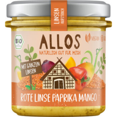Linsen Aufstrich Rote Linse Paprika Mango