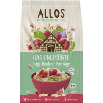 Das Ungesüßte Feige-Himbeer-Porridge